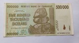 Zimbabwe -500000 500 000 dollars 2008