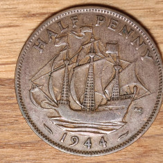 Marea Britanie - moneda de colectie - 1/2 half penny 1944 - George VI