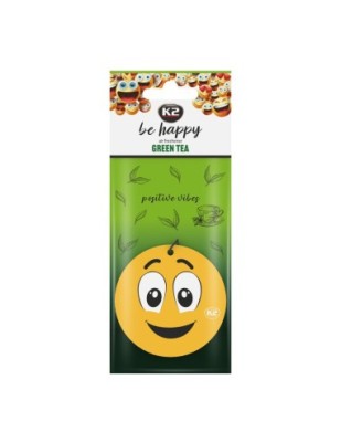 Odorizant auto K2 Be Happy , Ceai Verde foto