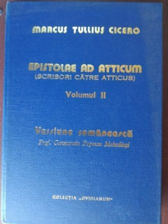 Scrisori catre Atticus vol 2- Constantin Popescu Mehedinti