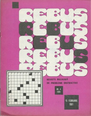 Revista Rebus nr. 4 / 15 februarie 1981 foto