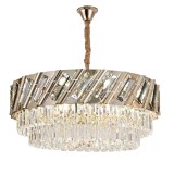 Candelabru Cristal Bradley 10x E27 Auriu, Alessandro DESIGN