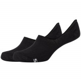 șosete Skechers 2PPK Basic Footies Socks SK44005-9999 negru, 35-38, 39-42