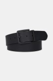 BOSS curea de piele culoarea negru, 50548465