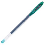 Pix cu gel Uni-ball Signo Pastel UM-120, 0.7mm, cu capac, corp transparent,scris verde