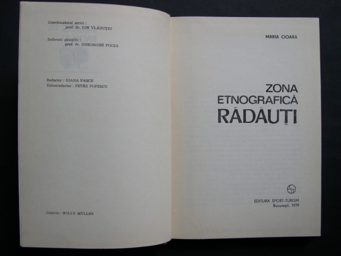 Zona etnografica Radauti - Maria Cioara