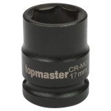 Tubulara de impact 1/2", 17 mm, CR-MO, pentru pistol pneumatic, Topmaster