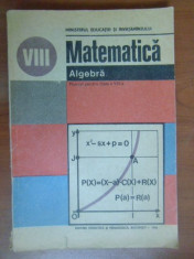 Matematica. Algebra. Manual clasa a 8a foto
