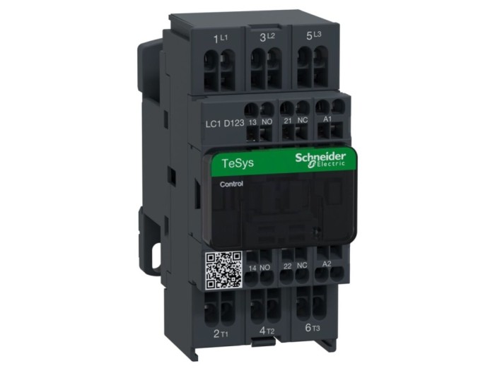 Contactor 3P 24VDC 12A TeSys D