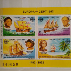 1992-Lp 1282-Europa C.E.P.T.- col. dant.-MNH