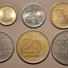 Ungaria 2004 - 1,2,5,10,20 si 50 forint