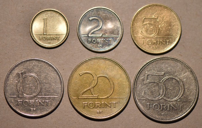 Ungaria 2004 - 1,2,5,10,20 si 50 forint