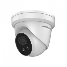 Camera supraveghere Hikvision IP turret DS-2CD2386G2-ISU/SL(2.8mm)C, 8MP, Acusens - filtrarea alarmelor false dupa corpul uman si masini, alarma vizua foto