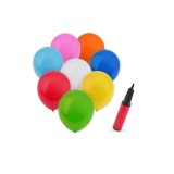 Set 25 de Baloane Multicolore de 30cm cu Pompa Manuala pentru Umflat Baloanele Incusa in Pachet, Pentru Petreceri, Original Deals&reg;