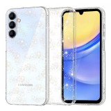 Husa sclipici Samsung Galaxy A15 4G Techsuit SparkleSkin, transparenta