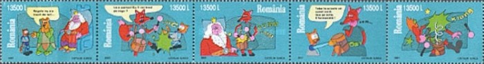 Romania 2001 - Benzi desenate, serie neuzata