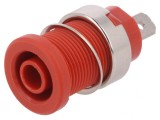 Soclu Banană 4mm 24A Roșu pentru Panou
