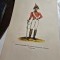 Cromografie germana uniforma primului regiment de dragoni grei 1803 sfarsit de secol al XIX-lea / inceput de secol al XX-lea