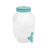 Recipient din plastic transparent cu robinet, 4.4 l, deschidere si maner