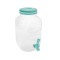 Recipient din plastic transparent cu robinet, 4.4 l, deschidere si maner