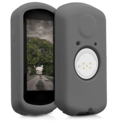 Husa de protectie pentru GPS Garmin Edge 1030/Edge 1030 Plus, Kwmobile, Gri, Silicon, 43314.22 foto