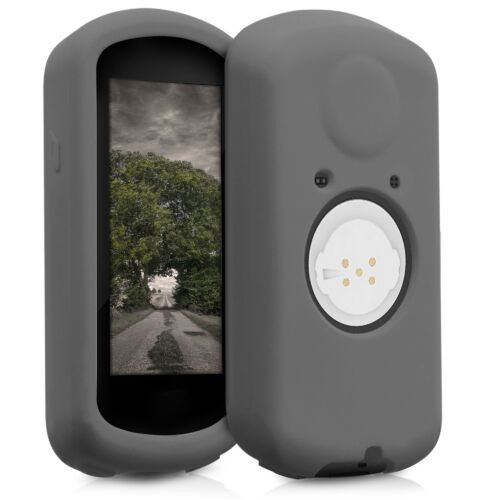 Husa de protectie pentru GPS Garmin Edge 1030/Edge 1030 Plus, Kwmobile, Gri, Silicon, 43314.22