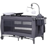 Patut pliabil Chipolino Bella anthracite