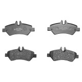 Set placute frana spate punte simpla pentru Mercedes Sprinter 906, VW Crafter cod OEM 0044206920, 0E0698451 Breckner Germany