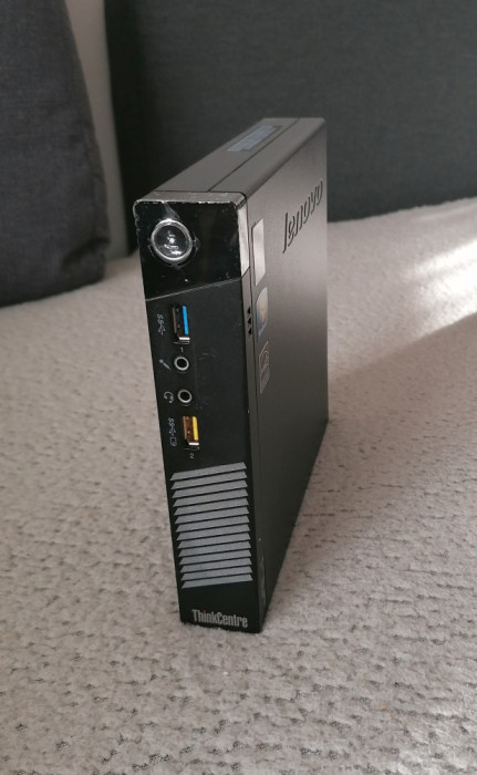 Lenovo ThinkCentre M73 Tiny, i3-4130T, 4Gb DDR3, 500Gb HDD