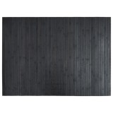 Cumpara ieftin Covor dreptunghiular, gri, 70x100 cm, bambus