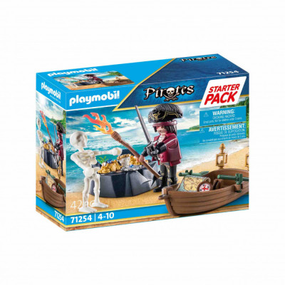 Playmobil - Set Pirat Si Barca Cu Vasle foto