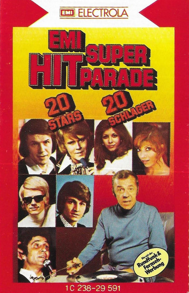 Casetă audio EMI Super-Hitparade, originală