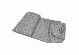 Set cearceafuri Gray Hearts patut copii 70x140 cm cu elastic din bumbac