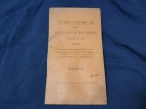 brosura / pliant ilustrat - Istoria costumelor Portul femeesc in Tarile Romanesti secolul XV - XX reconstituire de Ella Em. Savopol anul 1906 !