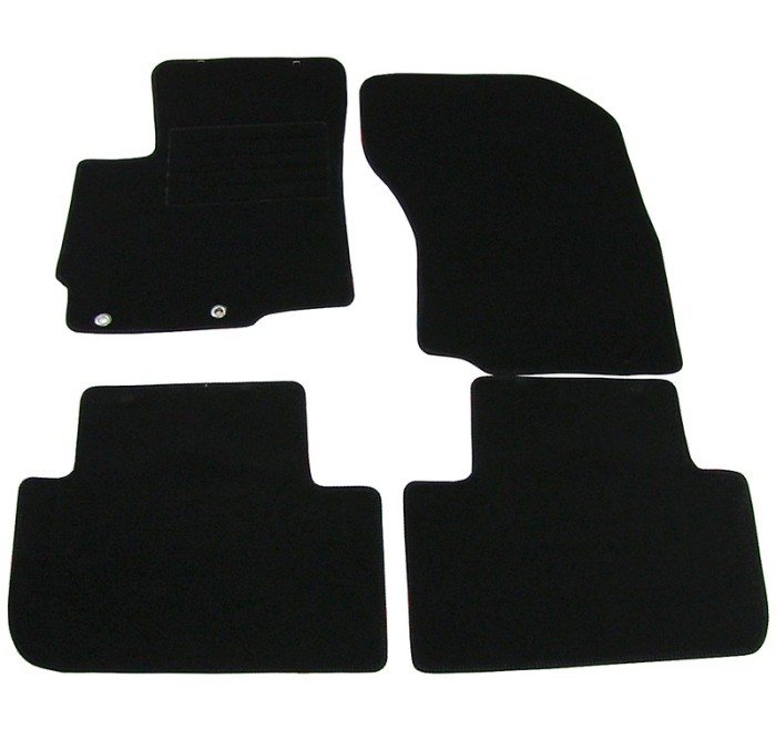 Covorase mocheta Mitsubishi Outlander 12/2012-&amp;gt; Negre, set de 4 bucati