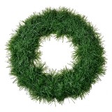 Cumpara ieftin Coronita Craciun verde &Oslash; 28x4 cm