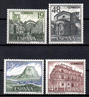 Spania 1987 - Obiective turistice, 2 serii, MNH foto