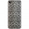 Husa silicon pentru Apple Iphone 6 Plus, Baroque Silver Pattern