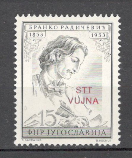 Triest B.1953 100 ani moarte B.Radicevici-supr. ST.357