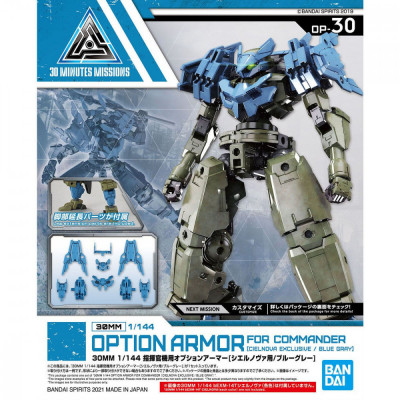 1/144 30MM Option Armor for Commander (Cielnova, Blue Gray] foto