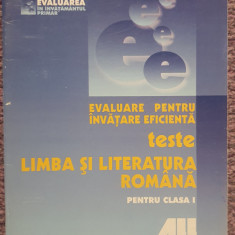 Teste limba si literatura romana clasa I, 1999, 48 pag