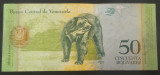 Bancnota Eexotica 50 BOLIVARES - VENEZUELA, anul 2011 * Cod 584 - circulata