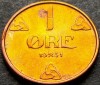 Moneda istorica 1 ORE - NORVEGIA, anul 1951 *cod 403, Europa