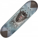 Cumpara ieftin Skateboard Action One, dublu print, aluminiu, 70 x 20 cm, Multicolor, The King