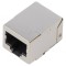 Soclu RJ45 8P8C Ecranat THT 90&deg;