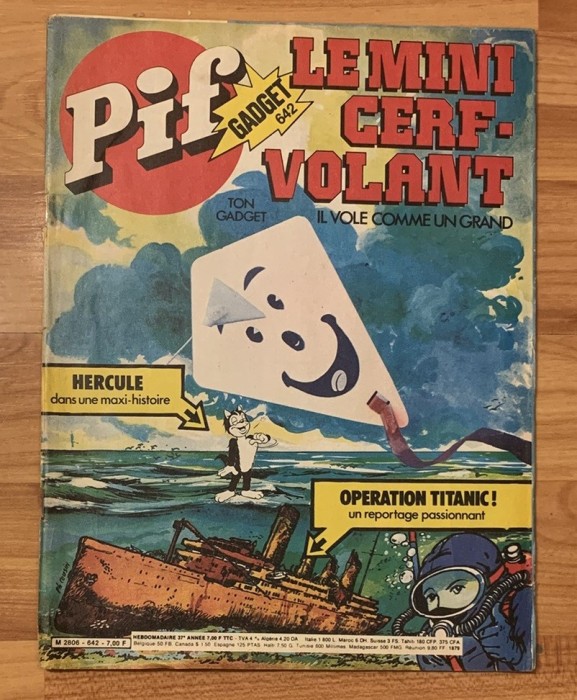 Revista Pif Gadget, nr. 642 (iulie 1981). In limba franceza