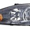 Far Ford Focus 1, 09.2001-11.2004 model ST170, Dreapta, tip bec H1+H7, reglare electrica, without covers; fara motoras reglare, ECE, culoare negru, D