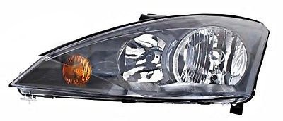 Far Ford Focus 1, 09.2001-11.2004 model ST170, Dreapta, tip bec H1+H7, reglare electrica, without covers; fara motoras reglare, ECE, culoare negru, D
