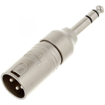 Adaptor XLR 3 Pini Tata - Jack 6.3 mm 3 Pini Neutrik NA3MP foto