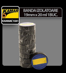 Banda izolatoare 19mmx20ml Kamar 1buc - Negru - CRD-KAMAKC1041 Auto Lux Edition foto